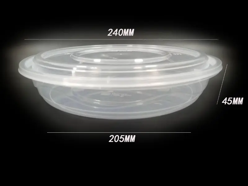 1500ml PP射出成形ボウル型食品容器 1500ml PP射出成形ボウル型食品容器