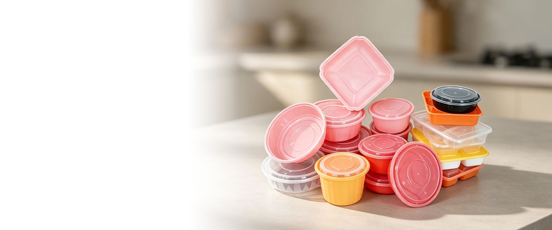 射出成形食品容器工場