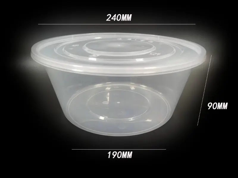 3000ml PP射出成形ボウル型食品容器 3000ml PP射出成形ボウル型食品容器