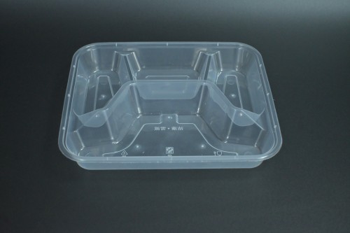 PP four-layer square lunch box
