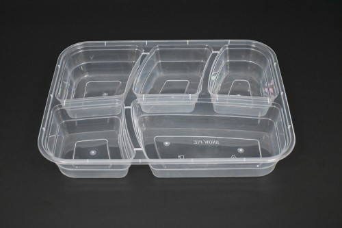 PP high-quality five-layer square lunch box